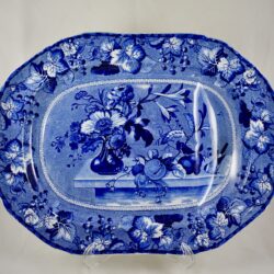 English Clews Transferware 'Coronation' Well & Tree Platter
